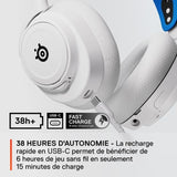Casque gaming sans fil - STEELSERIES - Arctis Nova 7P - Multiplateforme - Blanc