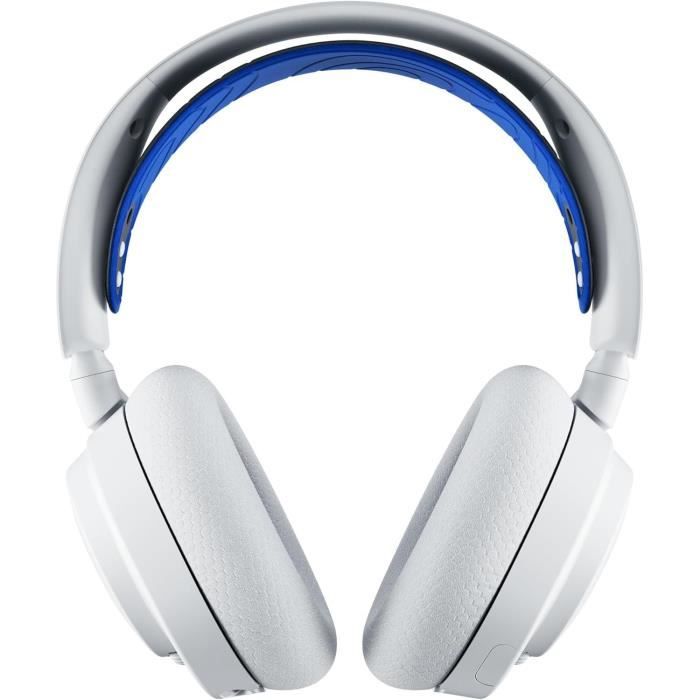Casque gaming sans fil - STEELSERIES - Arctis Nova 7P - Multiplateforme - Blanc