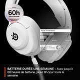 Casque Gaming Sans fil - STEELSERIES - Arctis Nova 5X - Blanc