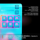 Clavier gaming filaire - STEELSERIES - Apex 3 TKL - Azerty - Bleu ciel