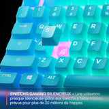 Clavier gaming filaire - STEELSERIES - Apex 3 TKL - Azerty - Bleu ciel