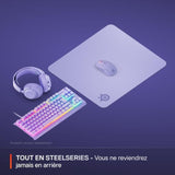 Tapis de souris gaming - STEELSERIES - QcK L - Lavande