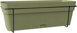 STEFANPLAST Balconniere ETHICA - 9 L - 50x18 x h17 cm - Vert olive
