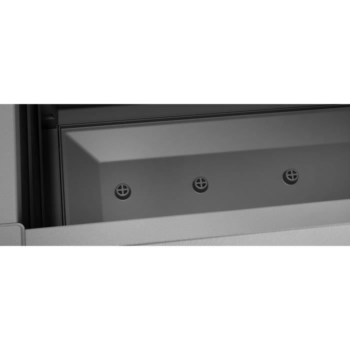 STEFANPLAST Bac a fleur/Jardiniere ETHICA rectangulaire 80 cm - 80x36xh 35 cm - Graphite