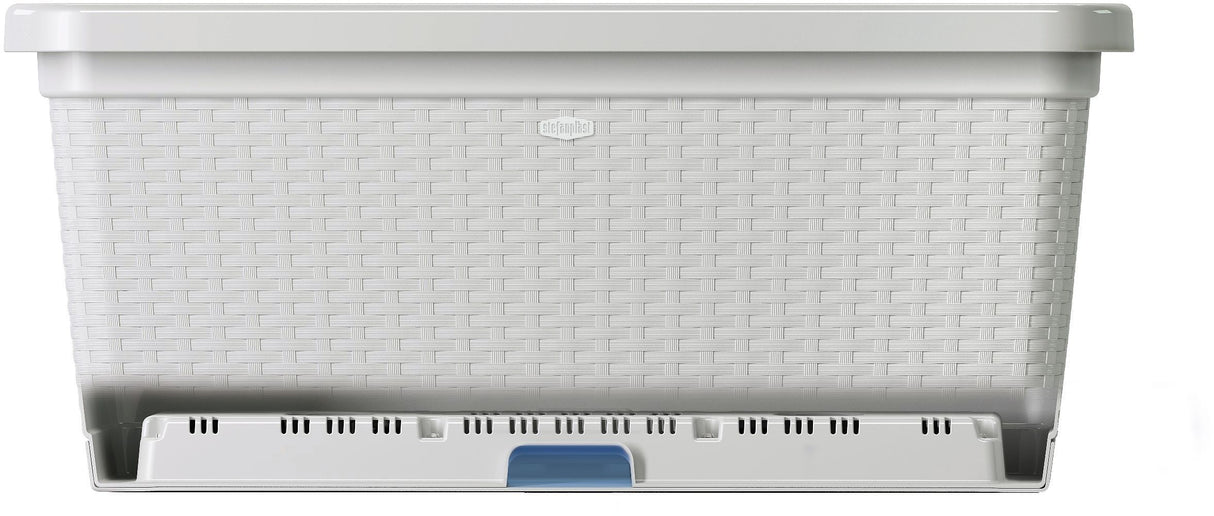 STEFANPLAST Bac a fleur NATURAL - 66 L -  80x40x34h cm -  Gris pierre