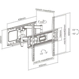 Support mobile pour téléviseur 32 - 70 - Stell - SHO 5610