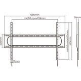 Support TV fixe - SLIM - Stell - SHO 7220