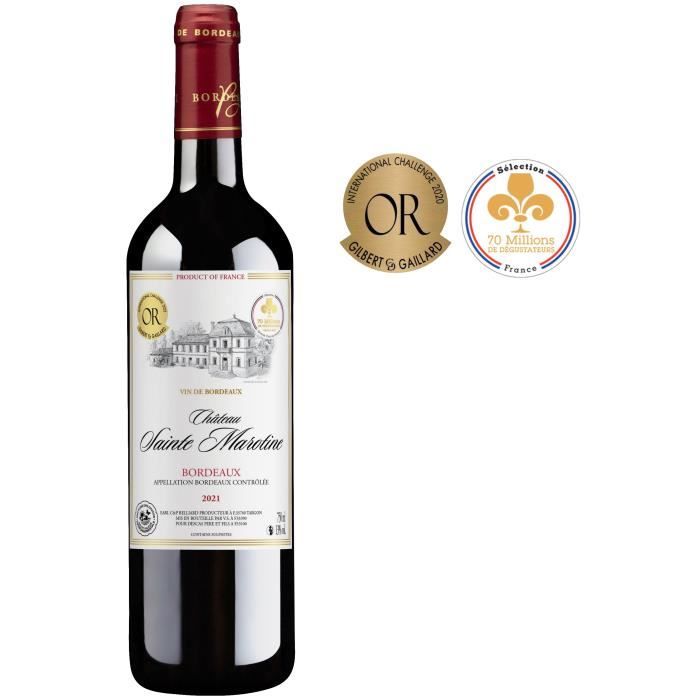 Château Sainte Marotine 2021 Bordeaux - Vin rouge de Bordeaux