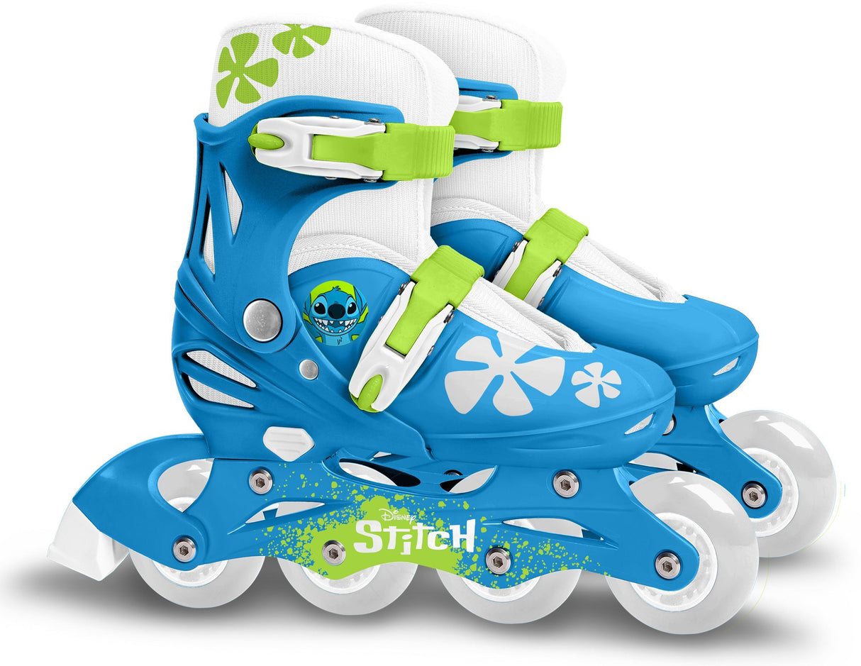 Patins en ligne ajustable - STITCH - Enfant - Bleu - Taille 30-33