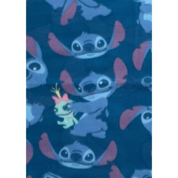 Plaid - LILO & STITCH - Visages Stitch - 100 x 140 cm