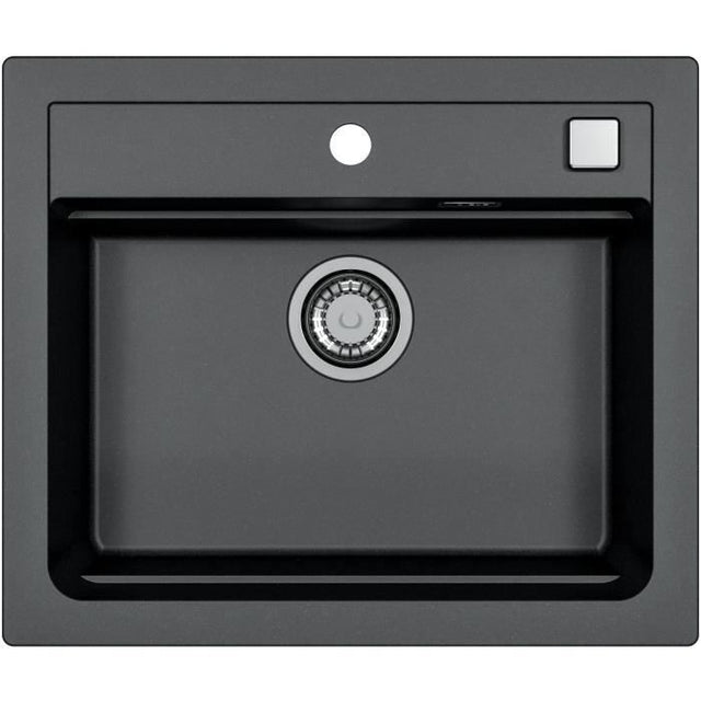 Evier a encastrer - Granit - Noir - 1 bac - 59 x 50 cm - ATROX - STRADOUR