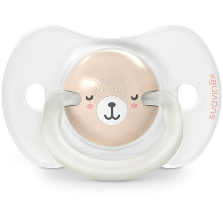 Lot de 2 sucettes symétriques - SUAVINEX - Night&Day Wild&Free - SX Pro - 6 a 18 mois - Rose