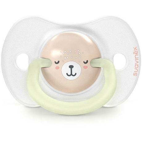 Lot de 2 sucettes symétriques - SUAVINEX - Night&Day Wild&Free - SX Pro - 6 a 18 mois - Rose
