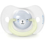 Lot de 2 sucettes symétriques - SUAVINEX - Night&Day Wild&Free - SX Pro - 6 a 18 mois - Bleu