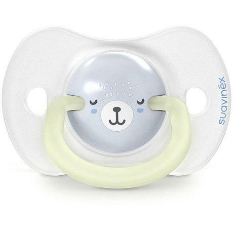 Lot de 2 sucettes symétriques - SUAVINEX - Night&Day Wild&Free - SX Pro - 6 a 18 mois - Bleu