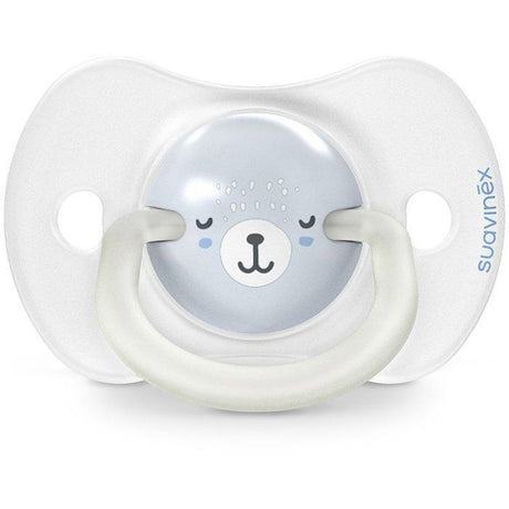 Lot de 2 sucettes symétriques - SUAVINEX - Night&Day Wild&Free - SX Pro - 6 a 18 mois - Bleu