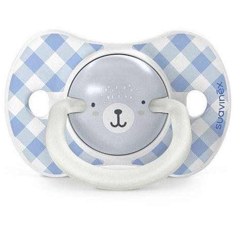 Lot de 2 sucettes symétriques - SUAVINEX - Night&Day Wild&Free - SX Pro - 6 a 18 mois - Bleu