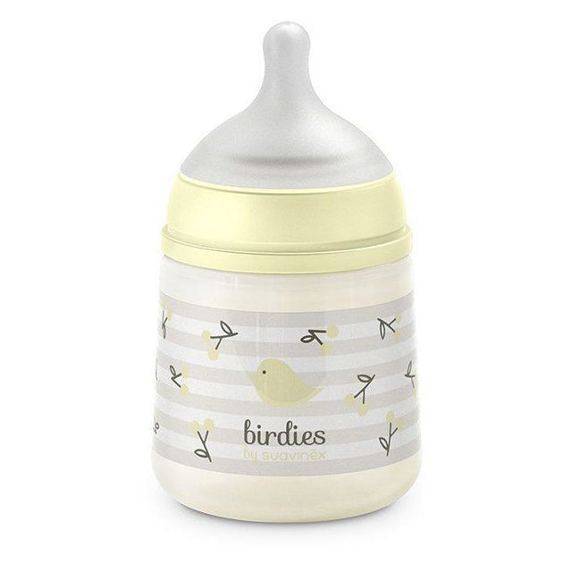 Biberon - SUAVINEX - Birdies - Tétine SX Pro S - 150 ml - 0 a 3 mois - Beige
