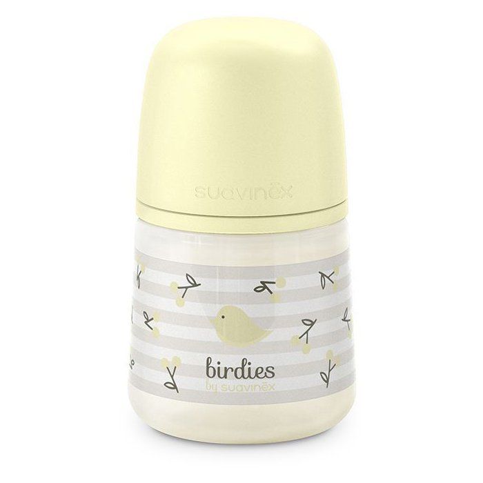 Biberon - SUAVINEX - Birdies - Tétine SX Pro S - 150 ml - 0 a 3 mois - Beige