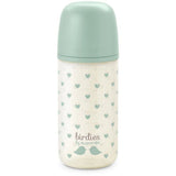 Biberon verre - SUAVINEX - Birdies - Tétine SX Pro S - 240 ml - 3 a 6 mois- Vert