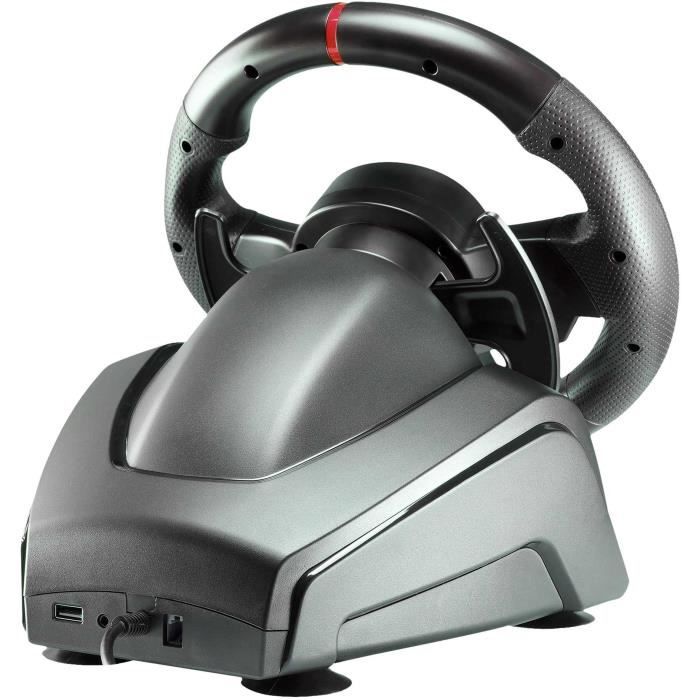 Volant de course - SUPERDRIVE - GS650-X - Levier de vitesse manuel - 3 pédales - Palettes - PS4 / Xbox