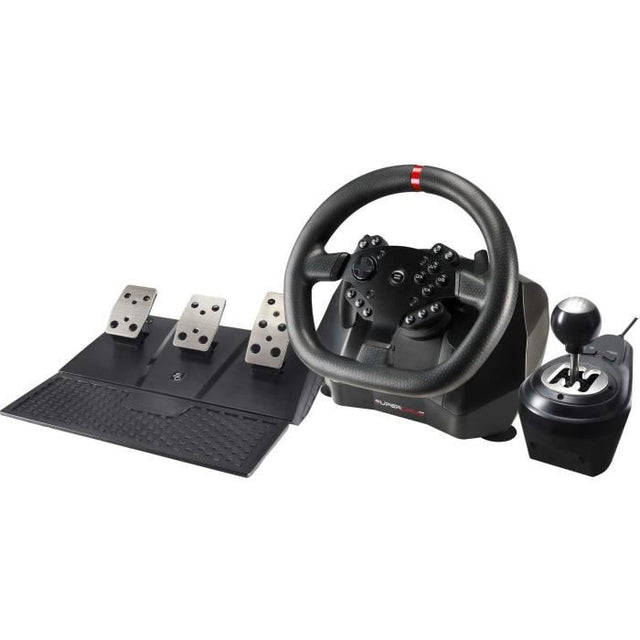 Volant de course - SUPERDRIVE - GS950-X - 900° - Levier de vitesse manuel - 3 pédales - Palettes