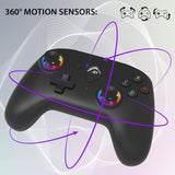Manette sans fil - SUBSONIC - Switch 2 / Switch - LEDs programmables - Vibrations - Gyroscope - Noire