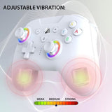 Manette sans fil - SUBSONIC - Switch 2 / Switch - LEDs programmables - Vibrations - Gyroscope - Blanc