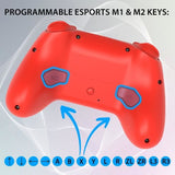 Manette sans fil - SUBSONIC - Switch 2 / Switch - LEDs programmables - Vibrations - Gyroscope - Rouge