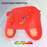 Manette sans fil - SUBSONIC - Switch 2 / Switch - LEDs programmables - Vibrations - Gyroscope - Rouge