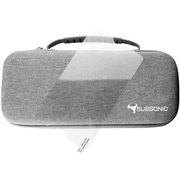 Pack voyage - SUBSONIC - PS Portal - Étui de transport - Protection écran verre trempé - Housse EVA
