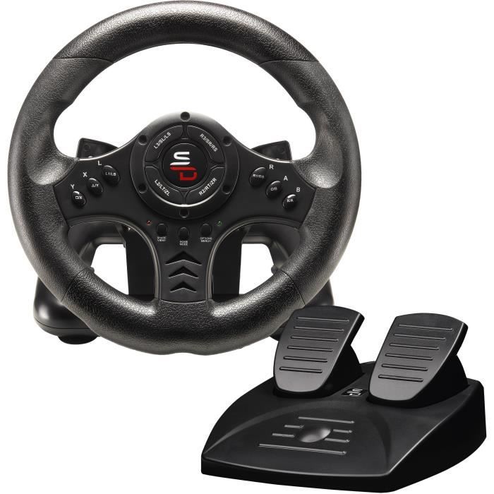 Volant de course - SUPERDRIVE - SV450 - Avec pédalier - Palettes de vitesses - Multi-plateformes
