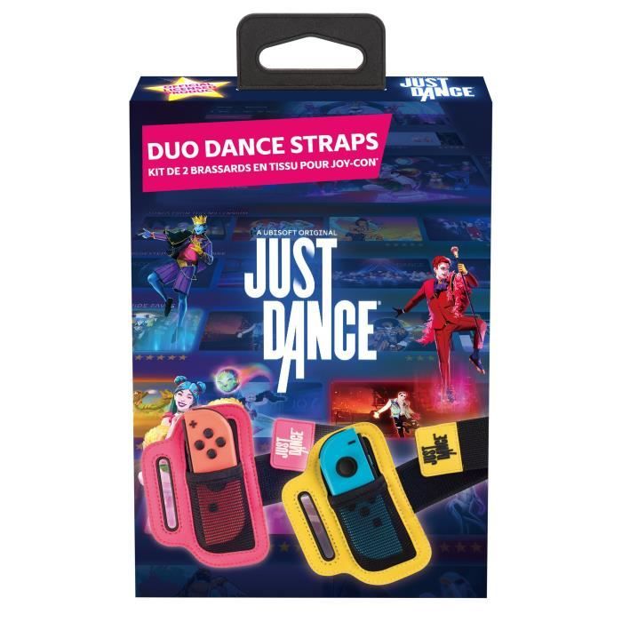 Accessoires Just Dance - SUBSONIC - Dance Straps - Pack de 2 brassards - Pour Joy-Con - Réglables