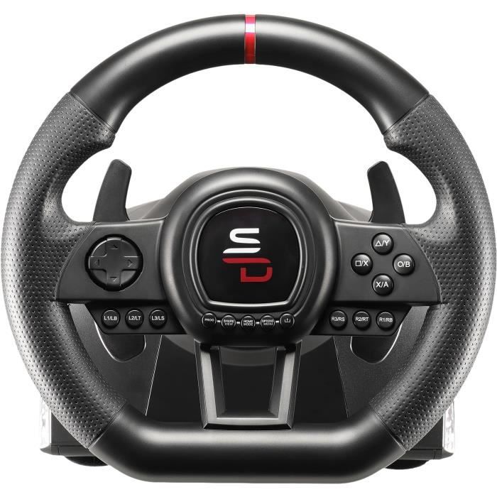 Volant de course - SUPERDRIVE - SV650 - Avec pédalier - Palettes - Vibrations - Multi-plateformes