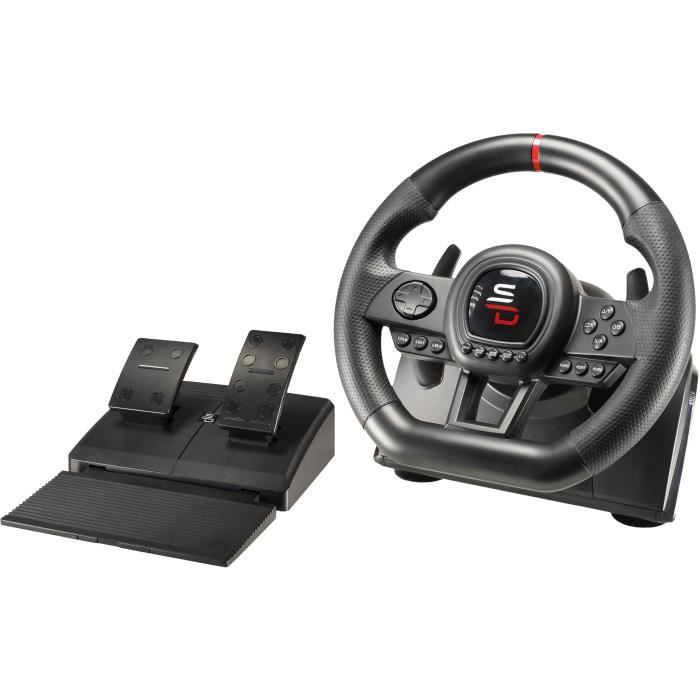 Volant de course - SUPERDRIVE - SV650 - Avec pédalier - Palettes - Vibrations - Multi-plateformes