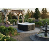 Spa gonflable SUNSPA - AC01 - 157 x 67 cm - 4 places - Carré (Livré avec filtre, cadenas, tapis de sol et couverture)