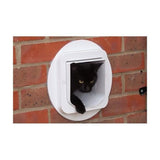 SUREFLAP Grande Chatiere a Puce électronique Connecté - Blanc - 178 mm x 170 mm (Livré sans le Hub)