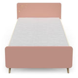 Chambre complete enfant - SUZIE - Lit 90 x 190 cm / Chevet / Bureau - Chene / Abricot - DEMEYERE