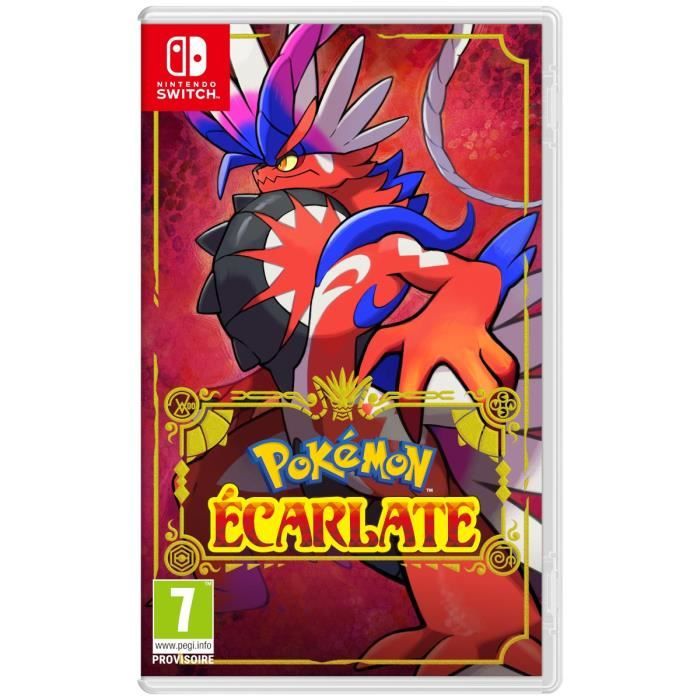 Pokémon Écarlate  Jeu Nintendo Switch