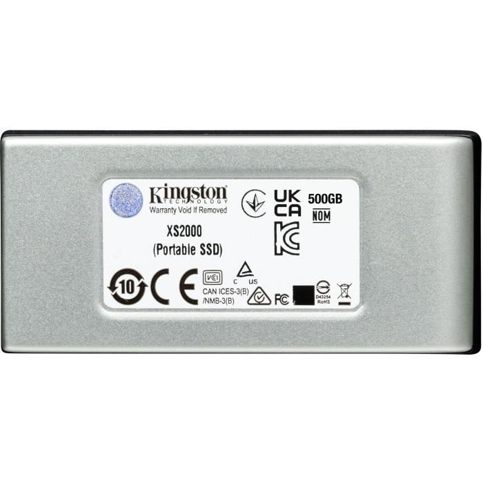 KINGSTON - XS2000 - SSD Externe - 2 To - USB 3.2 Gen 2x2