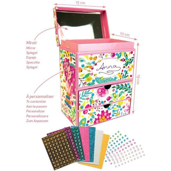 3D Mosaiques - SYCOMORE - Stick'N Fun - Coffret bijoux - Des 5 ans