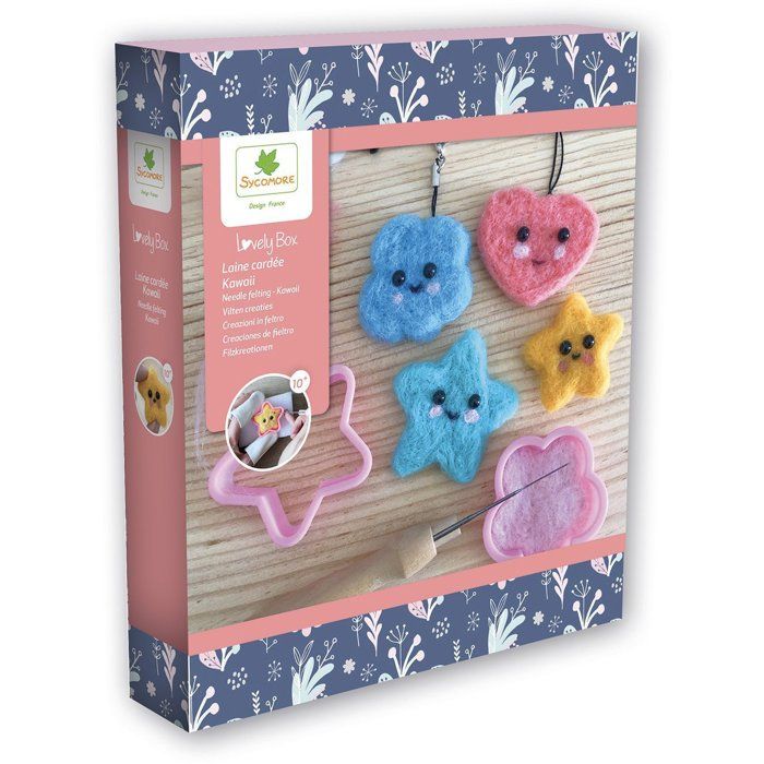 Lovely Box - SYCOMORE - Laine cardée - Kawaii - Des 10 ans