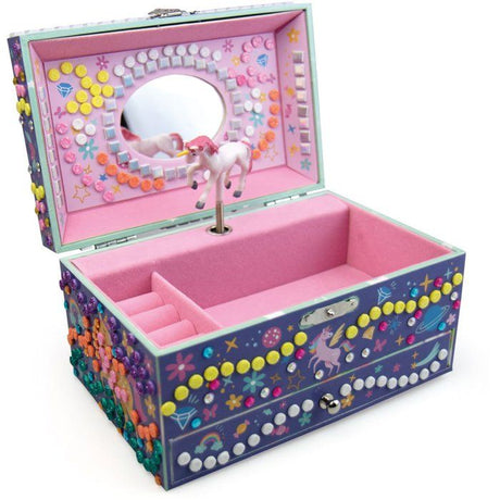 3D Mosaiques - SYCOMORE - Stick'N Fun - Boîte a musique Licorne - Des 5 ans