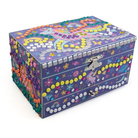 3D Mosaiques - SYCOMORE - Stick'N Fun - Boîte a musique Licorne - Des 5 ans