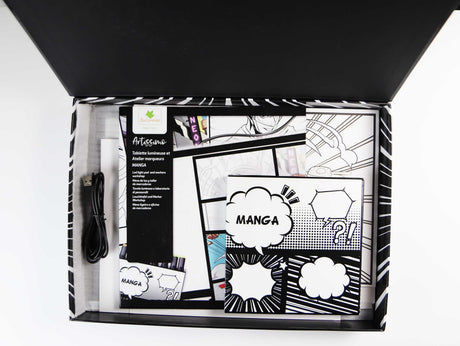 Tablette lumineuse XXL et atelier marqueurs - SYCOMORE - Artissimo - Manga - Des 10 ans