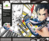 Coffret créatif - SYCOMORE - Layout et marqueurs - Manga Garçon - Des 10 ans