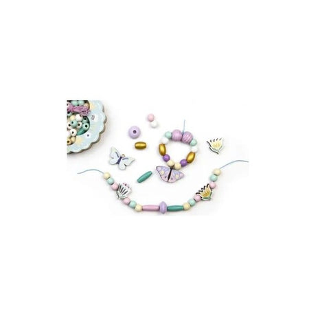 Coffret de perles en bois - SYCOMORE - Papillon - Des 4 ans