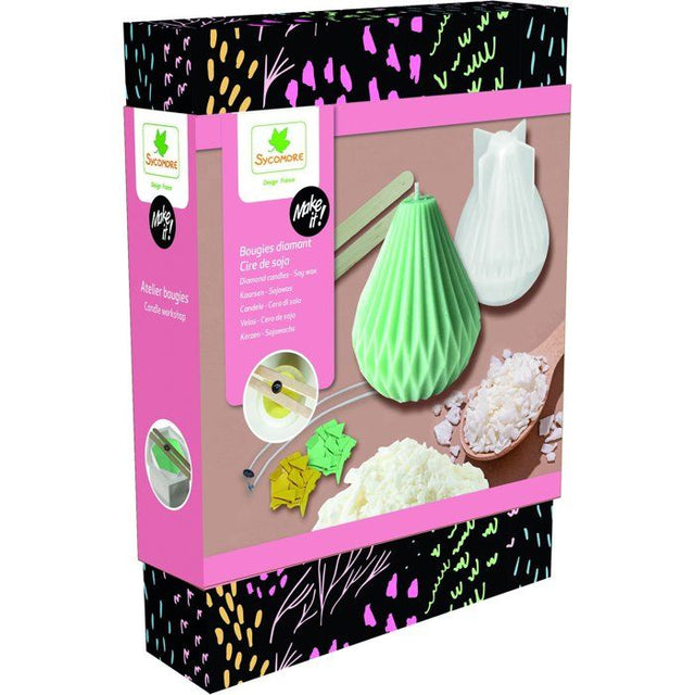 Atelier bougies diamant - SYCOMORE - Make it S - Cire de soja - Des 12 ans