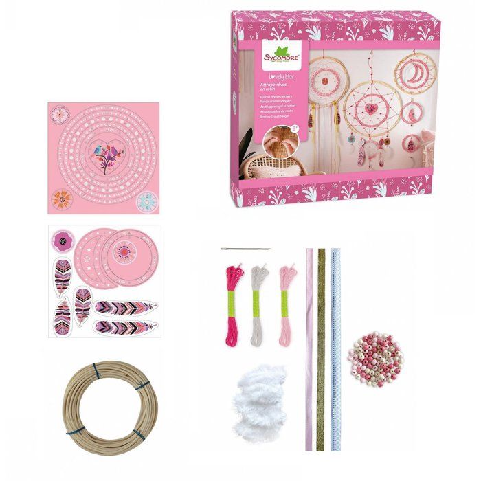 Lovely Box - SYCOMORE - Attrape-reves - Rotin - Des 8 ans