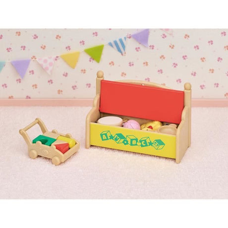 Figurines miniatures - SYLVANIAN FAMILIES - Le coffre a jouets des bébés